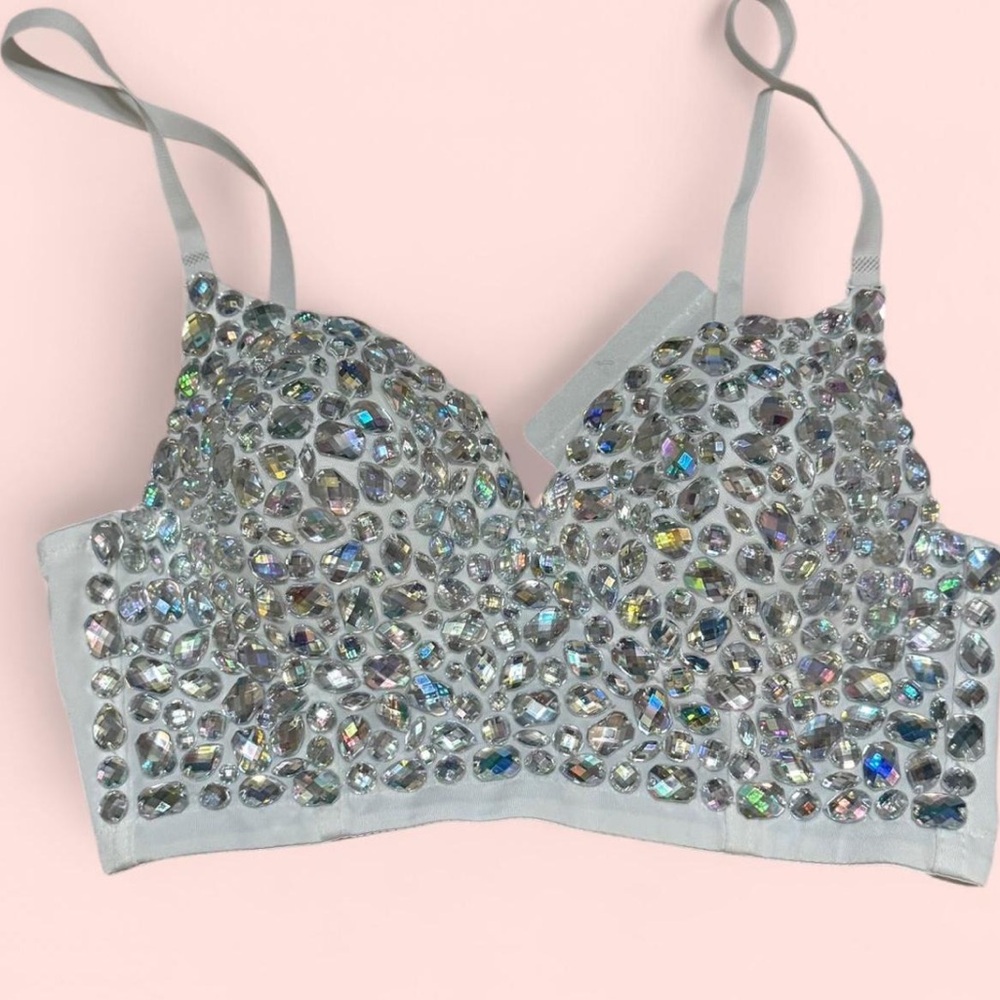 Embellished Crystal Bralette
